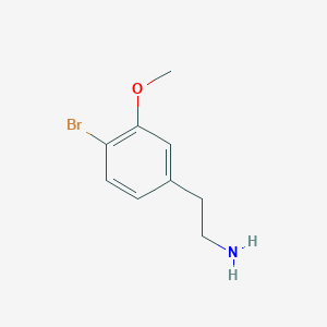 molecular formula C9H12BrNO B040606 2-(3-Methoxy-4-bromophenyl)ethylamine CAS No. 113081-51-9