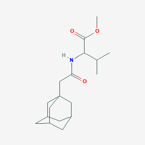 molecular formula C18H29NO3 B4061739 Methyl 2-[2-(adamantan-1-yl)acetamido]-3-methylbutanoate 