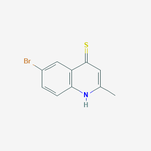 molecular formula C10H8BrNS B406199 6-Bromo-2-methylquinoline-4-thiol CAS No. 332150-33-1