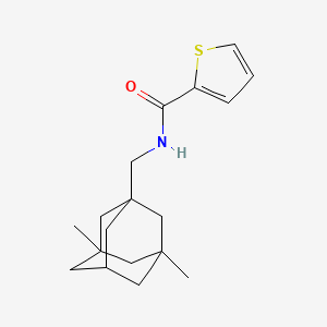 molecular formula C18H25NOS B4063003 N-[(3,5-dimethyl-1-adamantyl)methyl]thiophene-2-carboxamide 