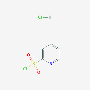 molecular formula C5H5Cl2NO2S B040633 Pyridine-2-sulfonyl chloride hydrochloride CAS No. 111480-84-3