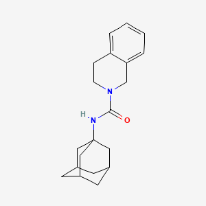 molecular formula C20H26N2O B4063489 N-(1-ADAMANTYL)-3,4-DIHYDRO-2(1H)-ISOQUINOLINECARBOXAMIDE 