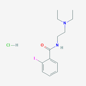 molecular formula C13H20ClIN2O B4064486 N-[2-(diethylamino)ethyl]-2-iodobenzamide;hydrochloride CAS No. 855265-16-6