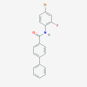 N-(4-bromo-2-fluorophenyl)biphenyl-4-carboxamide