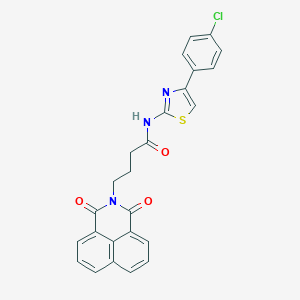 N-[4-(4-chlorophenyl)-1,3-thiazol-2-yl]-4-(1,3-dioxo-1H-benzo[de]isoquinolin-2(3H)-yl)butanamide