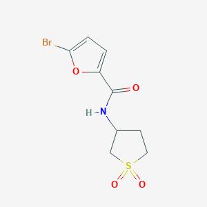molecular formula C9H10BrNO4S B4065570 5-bromo-N-(1,1-dioxothiolan-3-yl)furan-2-carboxamide 