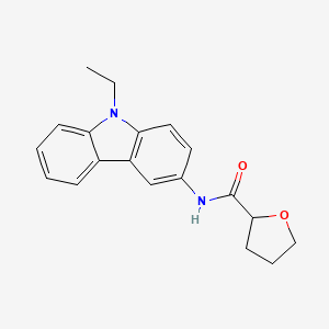 molecular formula C19H20N2O2 B4065698 N-(9-ethylcarbazol-3-yl)oxolane-2-carboxamide 