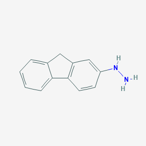 molecular formula C13H12N2 B040674 (9H-Fluoren-2-YL)hydrazine CAS No. 118128-53-3