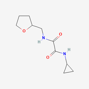 molecular formula C10H16N2O3 B4068892 N-CYCLOPROPYL-N'-[(OXOLAN-2-YL)METHYL]ETHANEDIAMIDE 