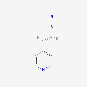 molecular formula C8H6N2 B040696 3-(Pyridin-4-yl)acrylonitrile CAS No. 123293-72-1