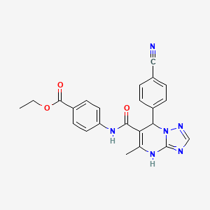 molecular formula C23H20N6O3 B4069891 MFCD03997455 