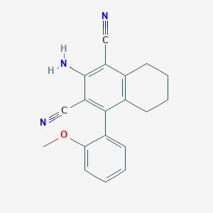 molecular formula C19H17N3O B407167 Cambridge id 5763204 