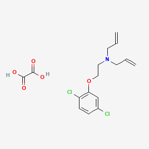 molecular formula C16H19Cl2NO5 B4074179 N-[2-(2,5-dichlorophenoxy)ethyl]-N-prop-2-enylprop-2-en-1-amine;oxalic acid 