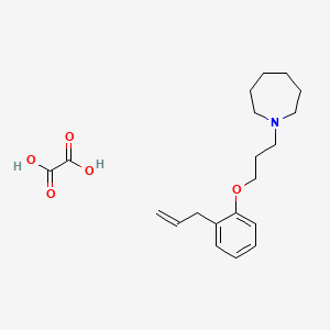 molecular formula C20H29NO5 B4075035 Oxalic acid;1-[3-(2-prop-2-enylphenoxy)propyl]azepane 