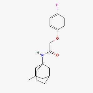 molecular formula C18H22FNO2 B4075076 N-(1-adamantyl)-2-(4-fluorophenoxy)acetamide 
