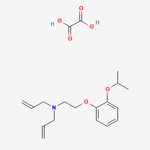 molecular formula C19H27NO6 B4075077 oxalic acid;N-[2-(2-propan-2-yloxyphenoxy)ethyl]-N-prop-2-enylprop-2-en-1-amine 