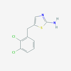 molecular formula C10H8Cl2N2S B407522 5-(2,3-Dichloro-benzyl)-thiazol-2-ylamine CAS No. 302548-99-8