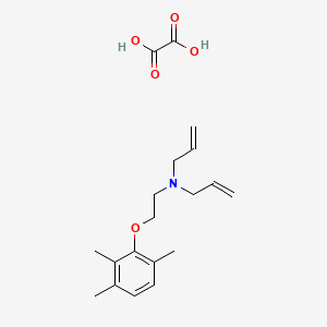 molecular formula C19H27NO5 B4075417 oxalic acid;N-prop-2-enyl-N-[2-(2,3,6-trimethylphenoxy)ethyl]prop-2-en-1-amine 
