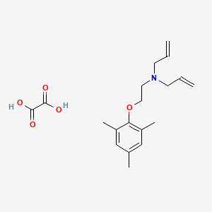 molecular formula C19H27NO5 B4076310 oxalic acid;N-prop-2-enyl-N-[2-(2,4,6-trimethylphenoxy)ethyl]prop-2-en-1-amine 