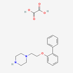 molecular formula C20H24N2O5 B4076493 Oxalic acid;1-[2-(2-phenylphenoxy)ethyl]piperazine 