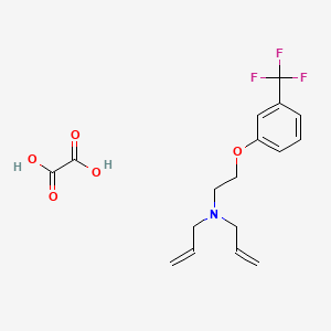 molecular formula C17H20F3NO5 B4076540 oxalic acid;N-prop-2-enyl-N-[2-[3-(trifluoromethyl)phenoxy]ethyl]prop-2-en-1-amine 
