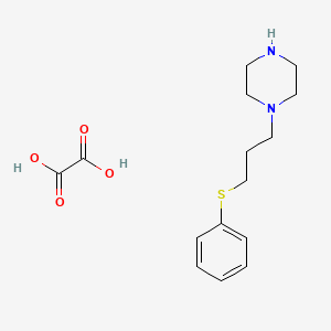 molecular formula C15H22N2O4S B4077207 Oxalic acid;1-(3-phenylsulfanylpropyl)piperazine 