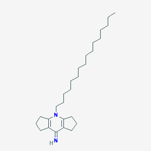 molecular formula C27H46N2 B407764 4-hexadecyl-2,3,4,5,6,7-hexahydrodicyclopenta[b,e]pyridin-8(1H)-imine 