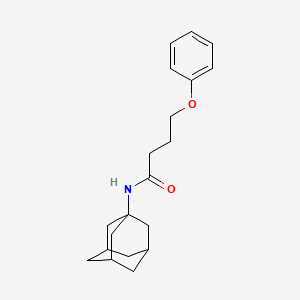 molecular formula C20H27NO2 B4077666 N-(1-adamantyl)-4-phenoxybutanamide 