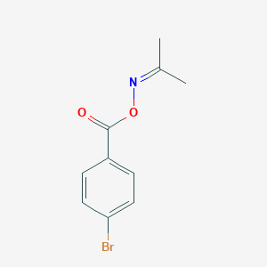 molecular formula C10H10BrNO2 B407768 acetone O-(4-bromobenzoyl)oxime 