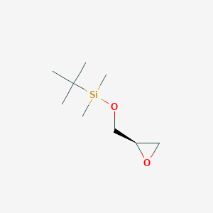molecular formula C9H20O2Si B040778 tert-Butyldimethylsilyl (R)-(-)-glycidyl ether CAS No. 124150-87-4