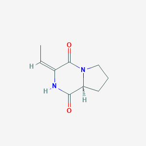 Pyrrolo[1,2-a]pyrazine-1,4-dione, 3-ethylidenehexahydro-, [S-(E)]-(9CI)