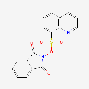 molecular formula C17H10N2O5S B4078423 (1,3-Dioxoisoindol-2-yl) quinoline-8-sulfonate 