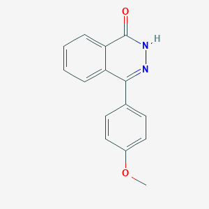 molecular formula C15H12N2O2 B407875 4-(4-Methoxyphenyl)phthalazin-1(2h)-one CAS No. 57353-93-2