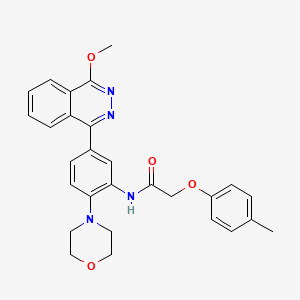 molecular formula C28H28N4O4 B4078827 N-[5-(4-methoxyphthalazin-1-yl)-2-(morpholin-4-yl)phenyl]-2-(4-methylphenoxy)acetamide 