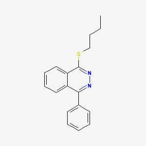 molecular formula C18H18N2S B4079252 1-(Butylsulfanyl)-4-phenylphthalazine 