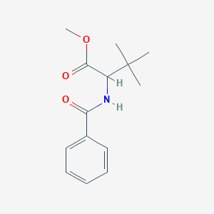 molecular formula C14H19NO3 B040794 Methyl 2-benzamido-3,3-dimethylbutanoate CAS No. 119768-87-5