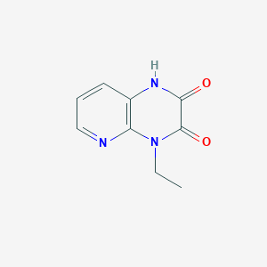 Pyrido[2,3-b]pyrazine-2,3-dione, 4-ethyl-1,4-dihydro-(9CI)