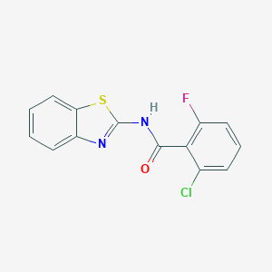 B407986 N-(1,3-benzothiazol-2-yl)-2-chloro-6-fluorobenzamide CAS No. 5583-23-3