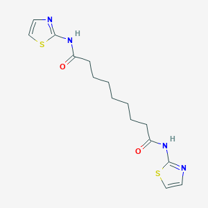 molecular formula C15H20N4O2S2 B408003 N,N'-bis(1,3-thiazol-2-yl)nonanediamide 