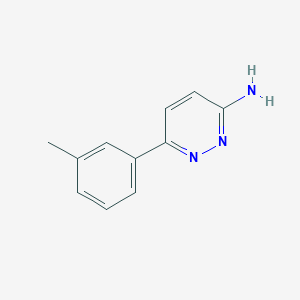 6-(m-Tolyl)pyridazin-3-amine