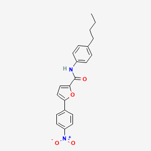molecular formula C21H20N2O4 B4080528 N-(4-butylphenyl)-5-(4-nitrophenyl)furan-2-carboxamide 