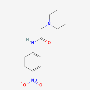 molecular formula C12H17N3O3 B4080973 Acetanilide, 2-(diethylamino)-4'-nitro- CAS No. 74816-21-0