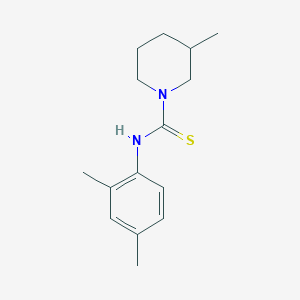 molecular formula C15H22N2S B4080977 N-(2,4-dimethylphenyl)-3-methylpiperidine-1-carbothioamide 