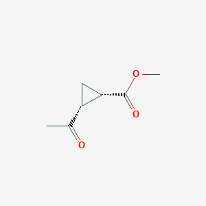 Methyl (1S,2R)-2-acetylcyclopropane-1-carboxylate