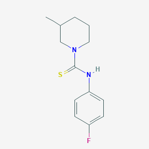 molecular formula C13H17FN2S B4081910 N-(4-fluorophenyl)-3-methylpiperidine-1-carbothioamide 