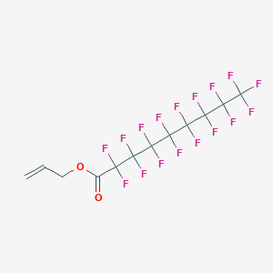 molecular formula C12H5F17O2 B040820 Allyl perfluorononanoate CAS No. 117374-33-1