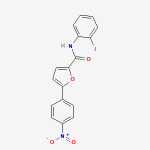 molecular formula C17H11IN2O4 B4082004 N-(2-iodophenyl)-5-(4-nitrophenyl)furan-2-carboxamide 