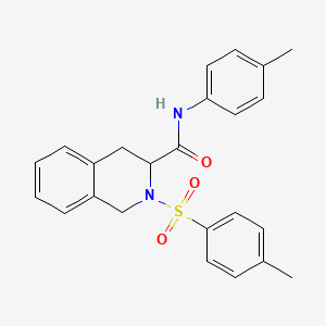 molecular formula C24H24N2O3S B4082289 N-(4-methylphenyl)-2-[(4-methylphenyl)sulfonyl]-1,2,3,4-tetrahydroisoquinoline-3-carboxamide 