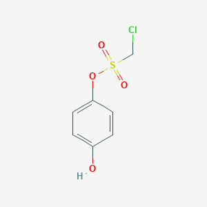 molecular formula C7H7ClO4S B040827 4-Hydroxyphenyl=chloromethanesulfonate CAS No. 117224-69-8