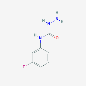 molecular formula C7H8FN3O B040838 4-(3-Fluorophenyl)semicarbazide CAS No. 114670-74-5